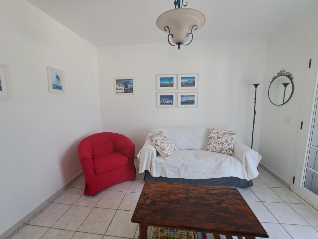 Cama o camas de una habitación en Casa La Marea