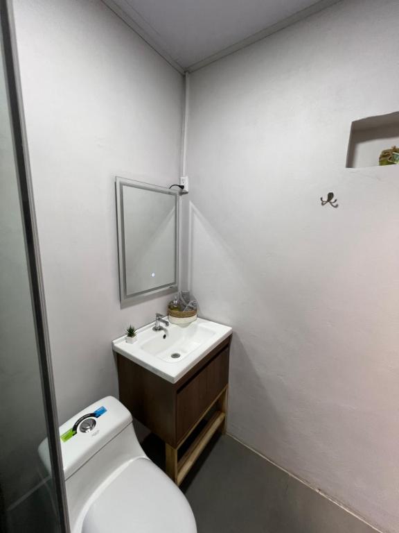 Koupelna v ubytování SJO Green Casita