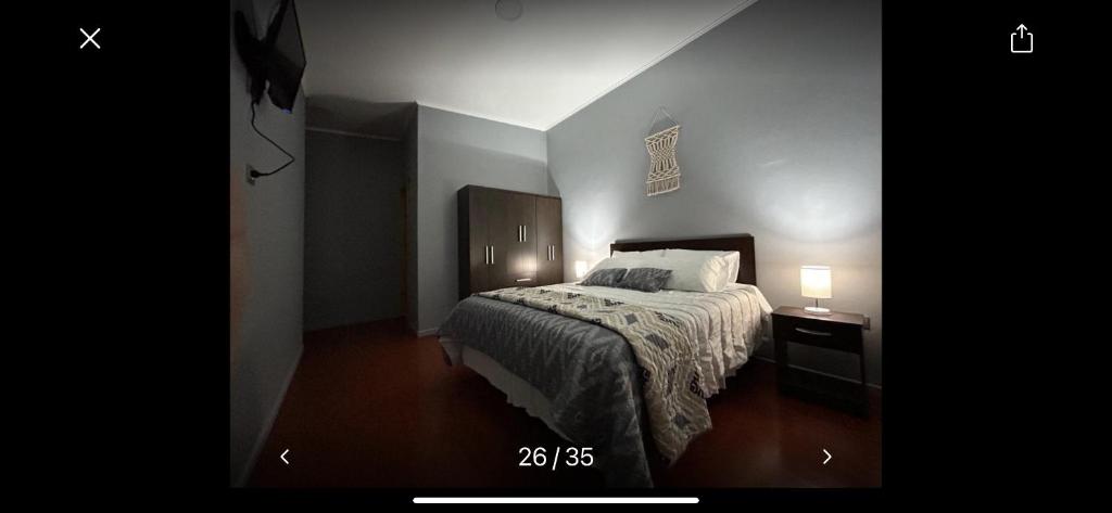 Postel nebo postele na pokoji v ubytování Hotel Esesur