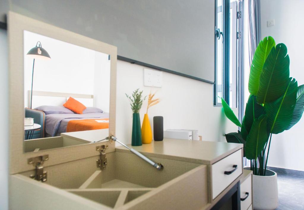 Fotografie z fotogalerie ubytování WESU Apartment - Shenzhen Longhua Dalang Fashion Dalang Town Branch v destinaci Šen-čen