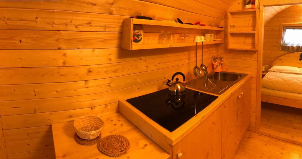 Postel nebo postele na pokoji v ubytování Camping Village Boscoblu'