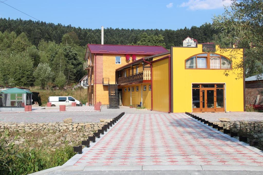 The facade or entrance of Villa Leontiya