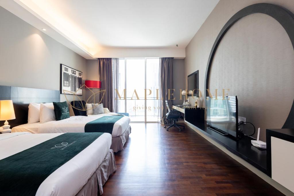 The Shore Premier Suites Melaka - Suite Deluxe Doppia Con Letti Singoli