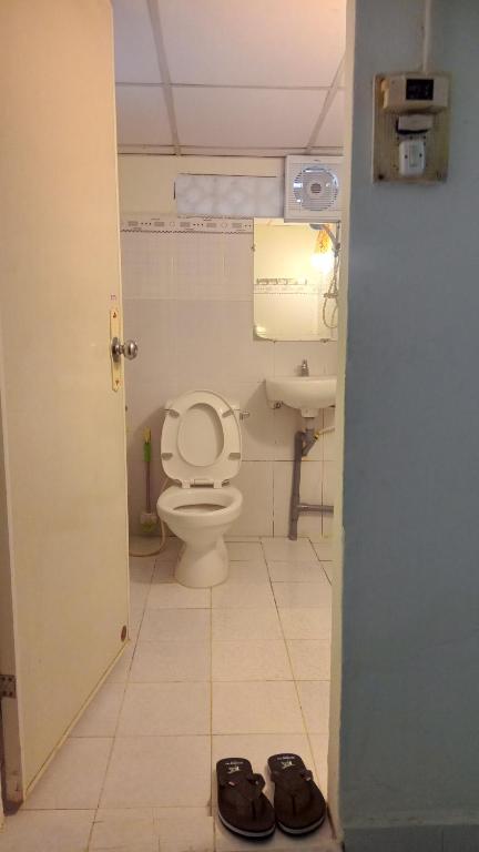 Koupelna v ubytování Dorm Can Tho