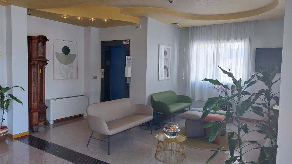 Posezení v ubytování Albergo Ridente