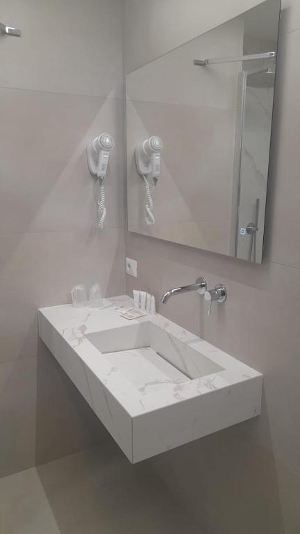 Koupelna v ubytování Hotel Della Valle