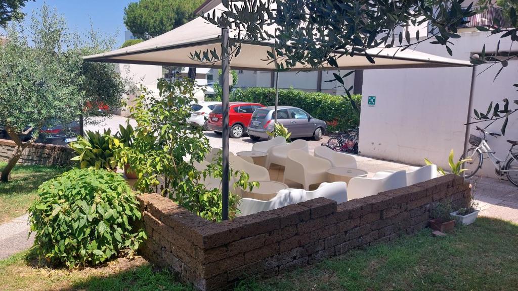 Zahrada ubytování Albergo Ridente