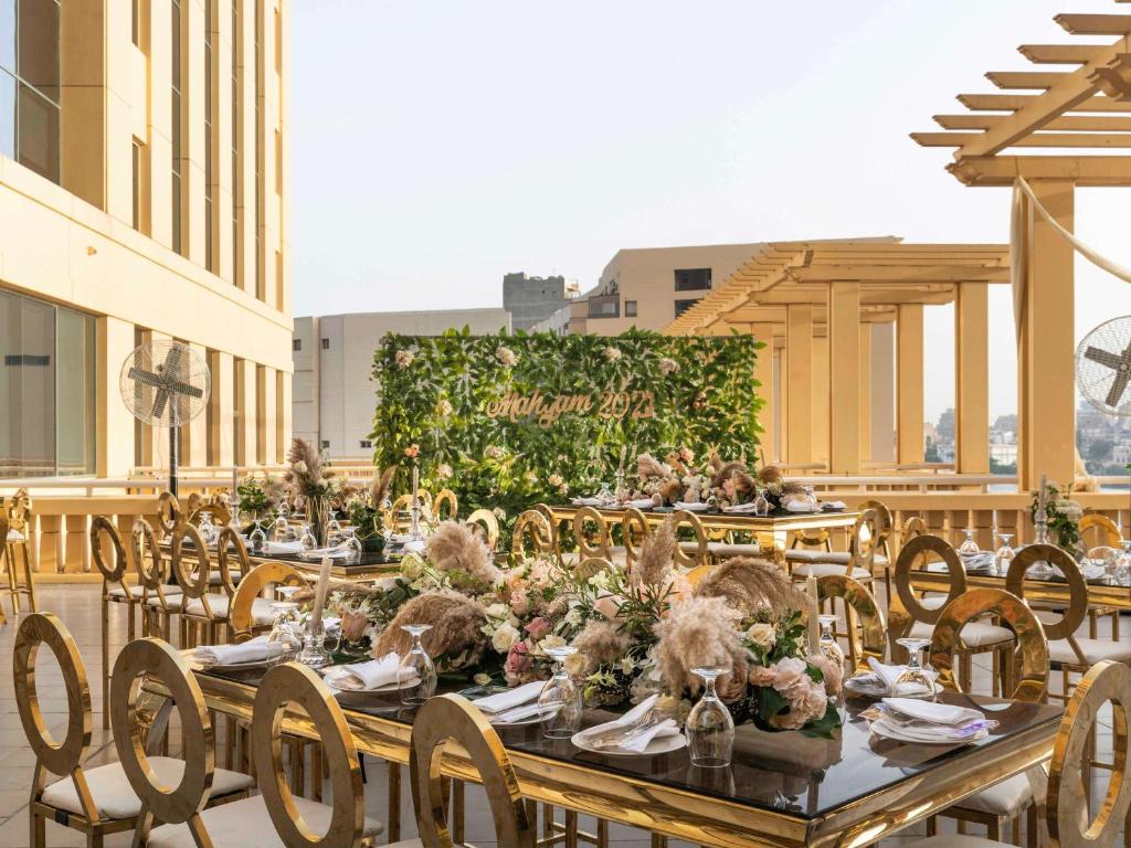 Balkón nebo terasa v ubytování Fairmont Nile City