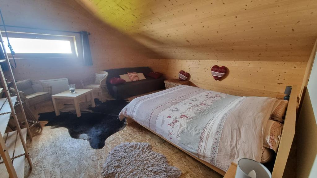Postel nebo postele na pokoji v ubytování Chalet Chanso