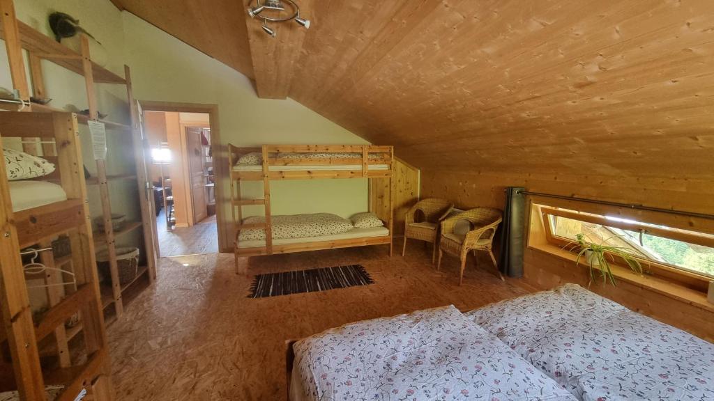 Postel nebo postele na pokoji v ubytování Chalet Chanso