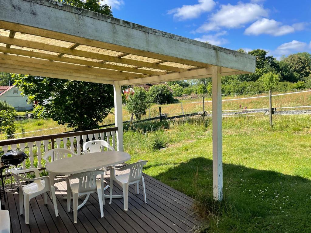 Zahrada ubytování Cottage with beautiful nature, open landscape, forest and lakes