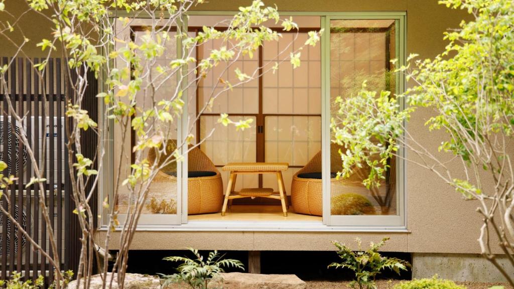 Zahrada ubytování 阿智星降りの宿やま星 Hotel&Glamp YAMABOSHI