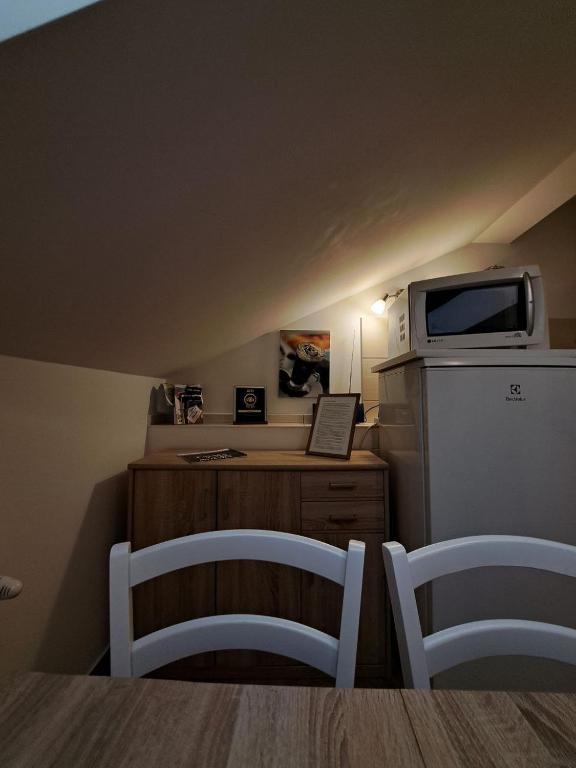 Kuchyň nebo kuchyňský kout v ubytování Vila Harmónia