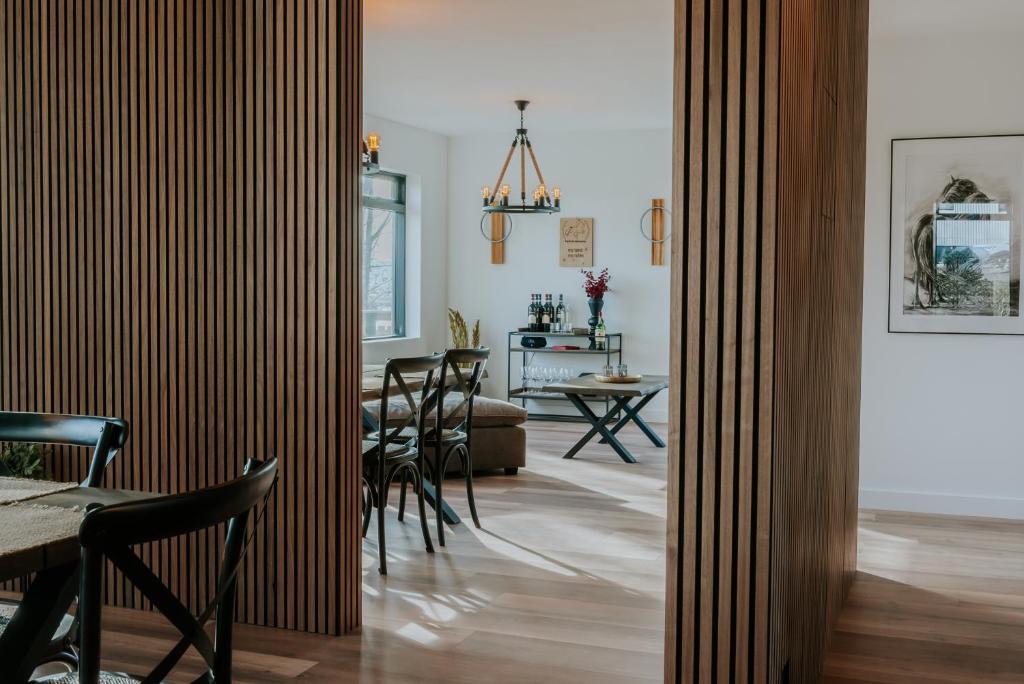 Istumisnurk majutusasutuses Fellskotshestar Guesthouse