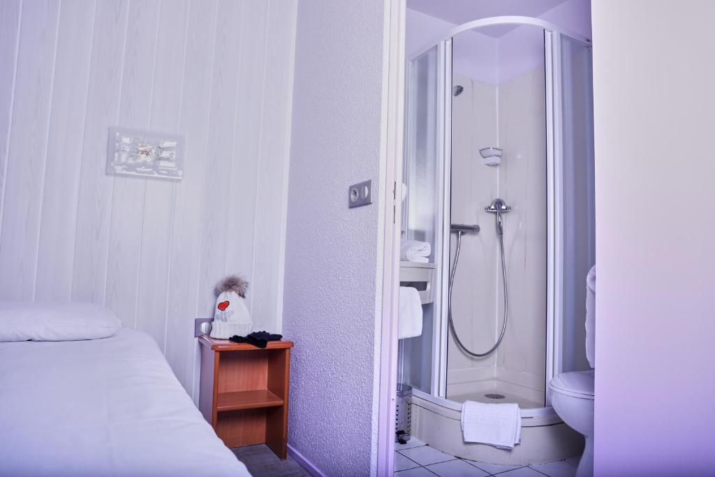 Koupelna v ubytování Brit Hotel Chambery
