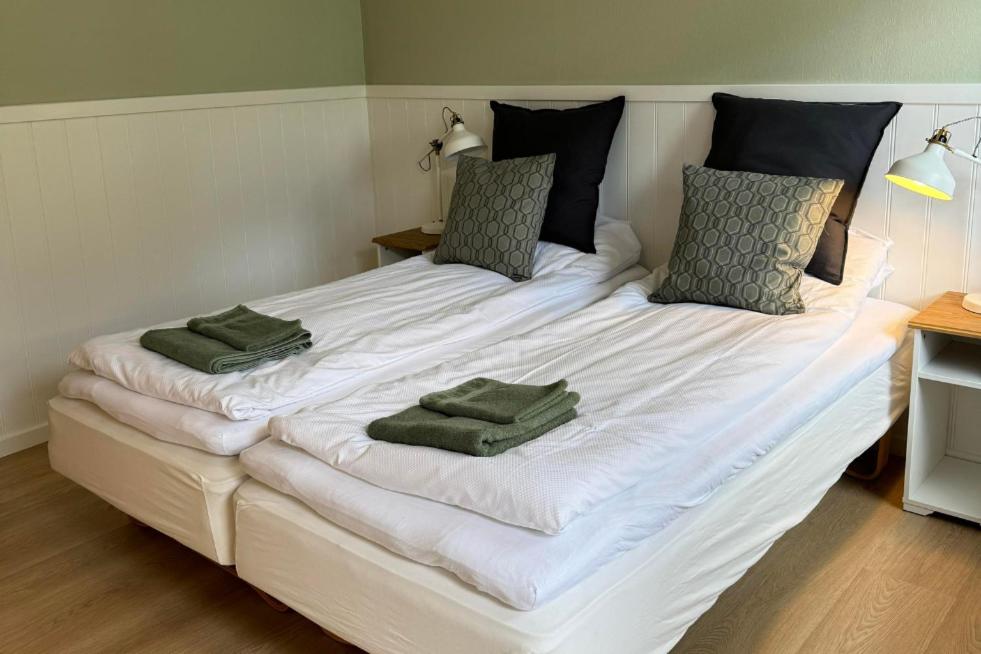 Postel nebo postele na pokoji v ubytování Motel Gavlhuset