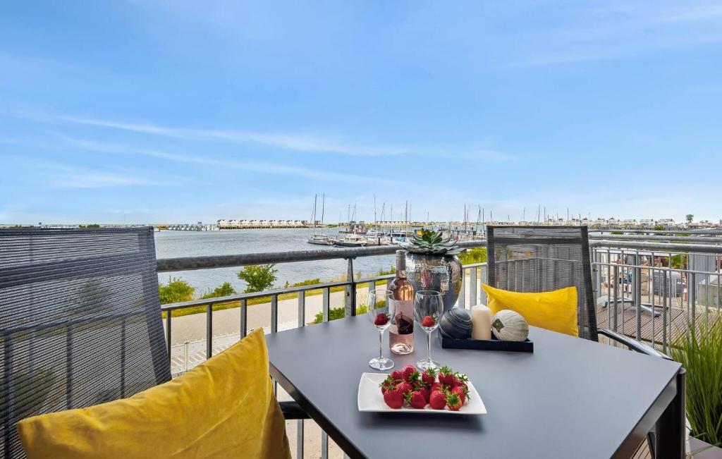 Balkón nebo terasa v ubytování Goldfisch