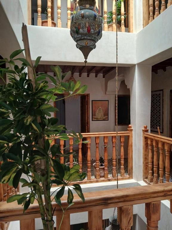 Balkón nebo terasa v ubytování Riad Azul