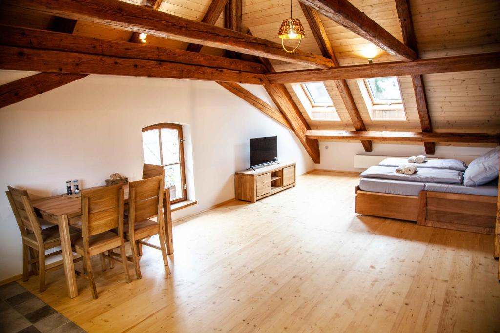 Posezení v ubytování Apartmány Temechov
