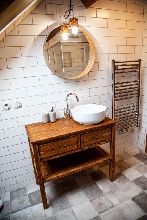 Koupelna v ubytování Apartmány Temechov
