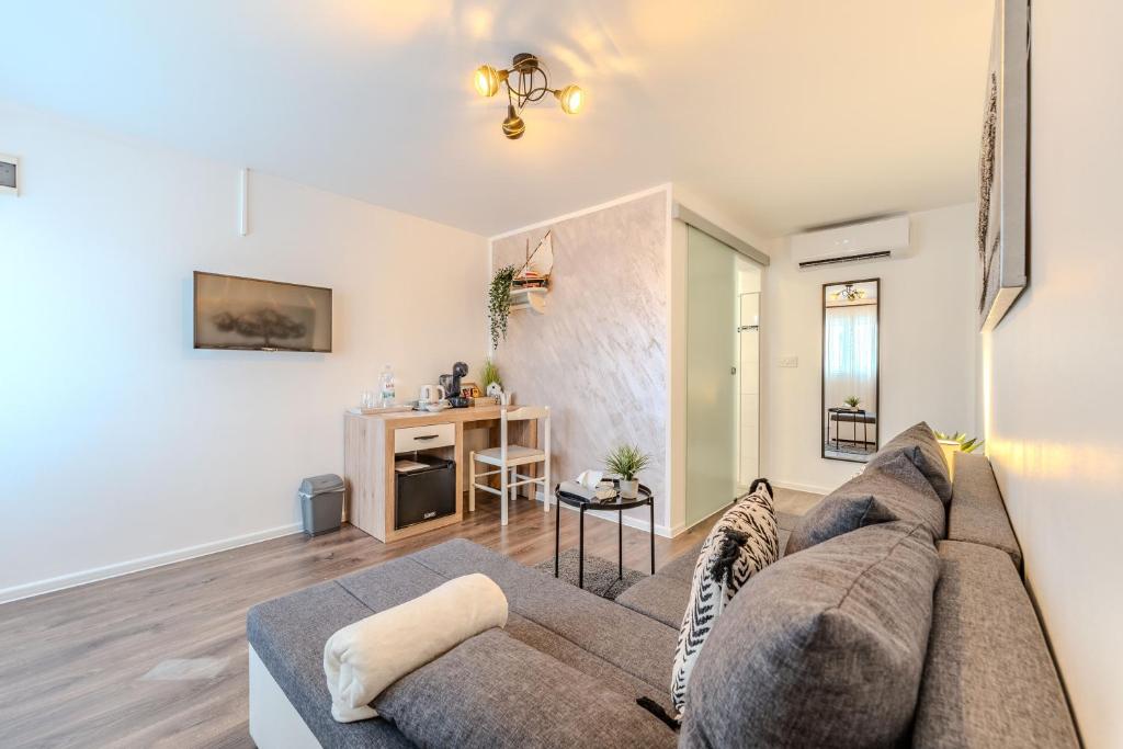 TV a/nebo společenská místnost v ubytování Guesthouse Kod Spavalice