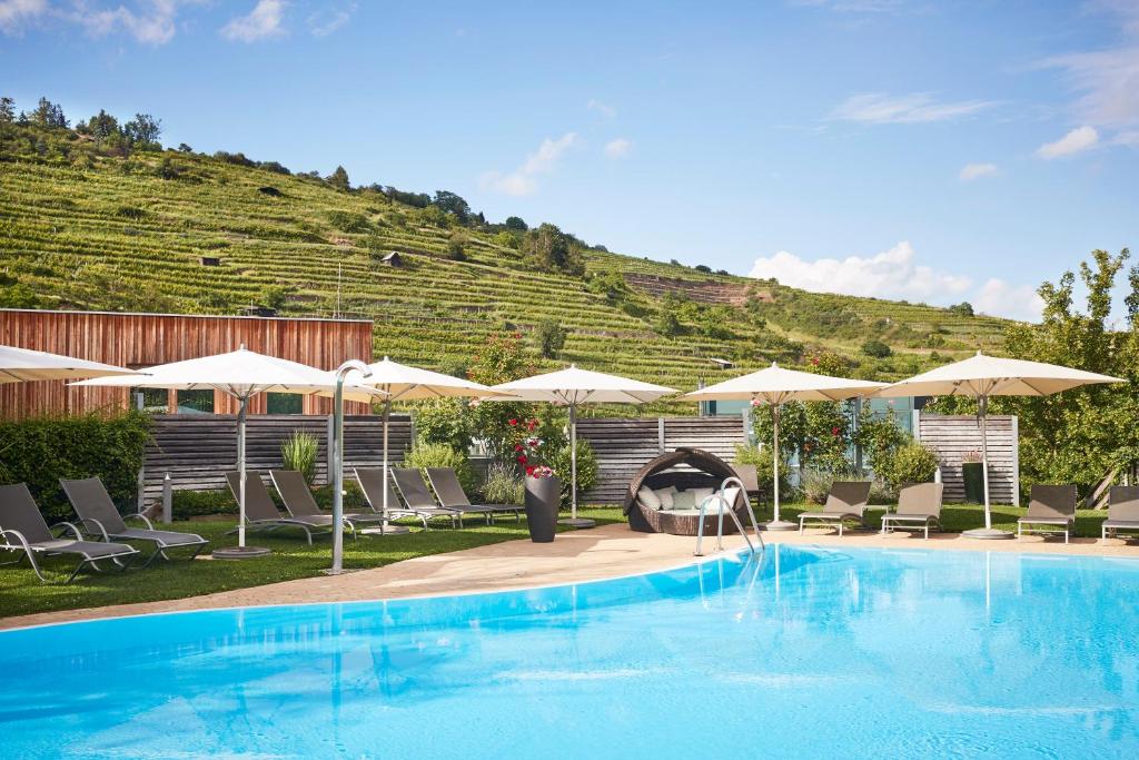 Bazén v ubytování Steigenberger Hotel & Spa Krems nebo v jeho okolí