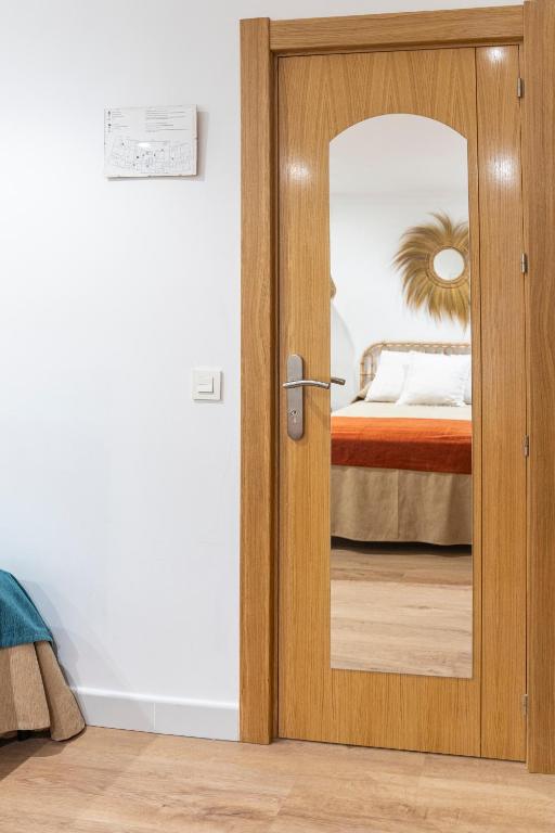Cama o camas de una habitación en Hotel Las Américas
