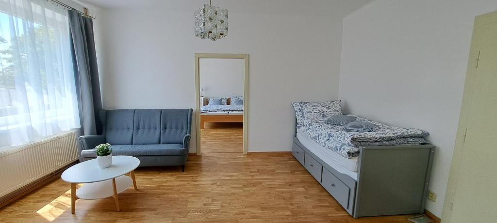 Posezení v ubytování Ubytování u Gránic