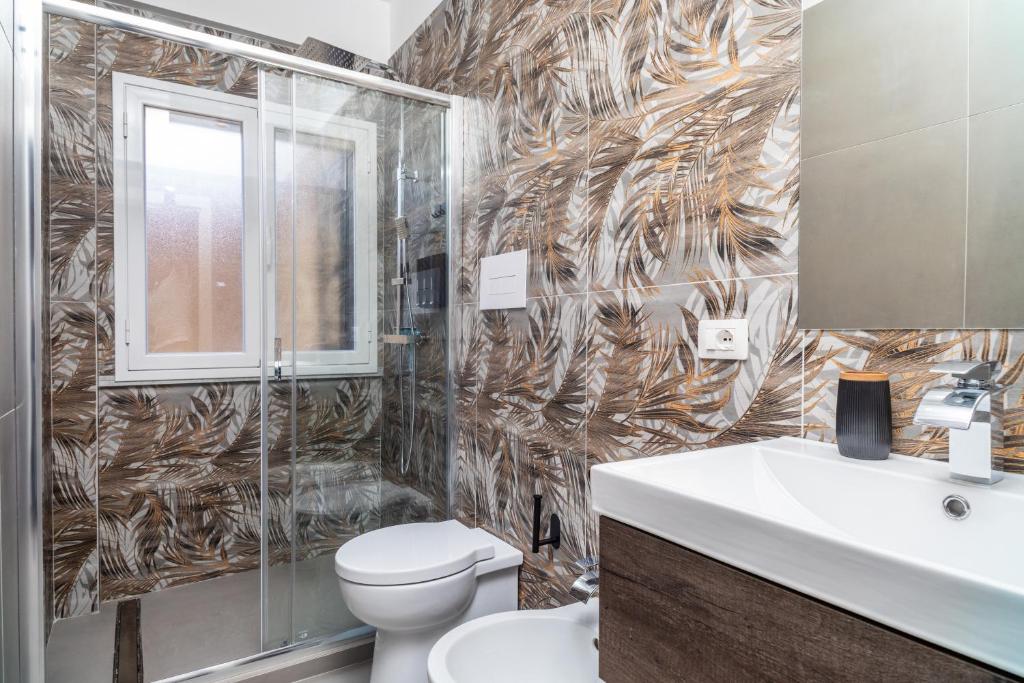 Koupelna v ubytování Etnabeach Apartament - Fondachello