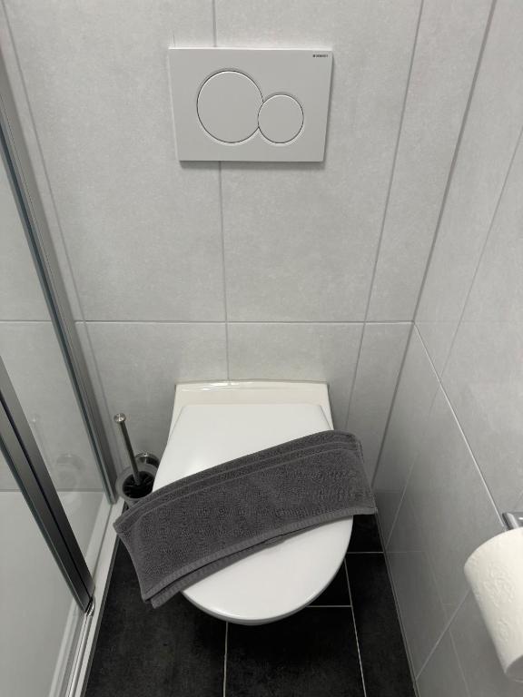 Koupelna v ubytování Hotel Lijo, bei Basel