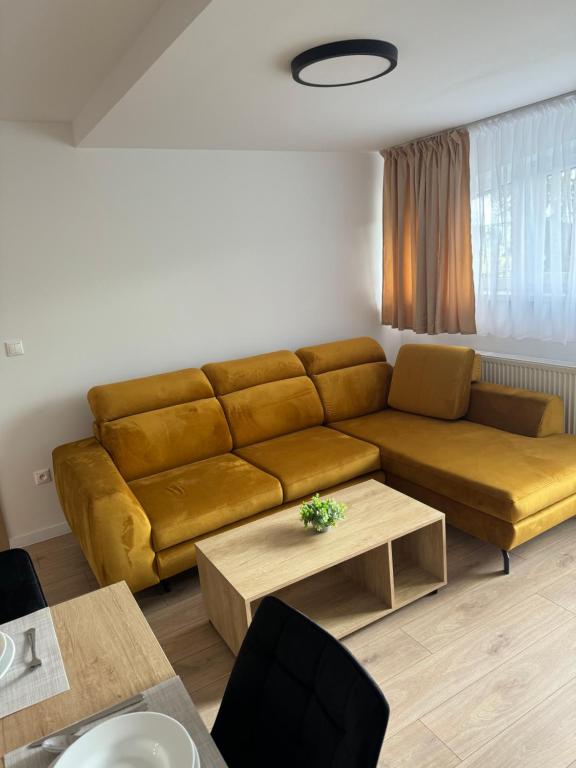 Posezení v ubytování Apartmán Lesná 5, Bojnice