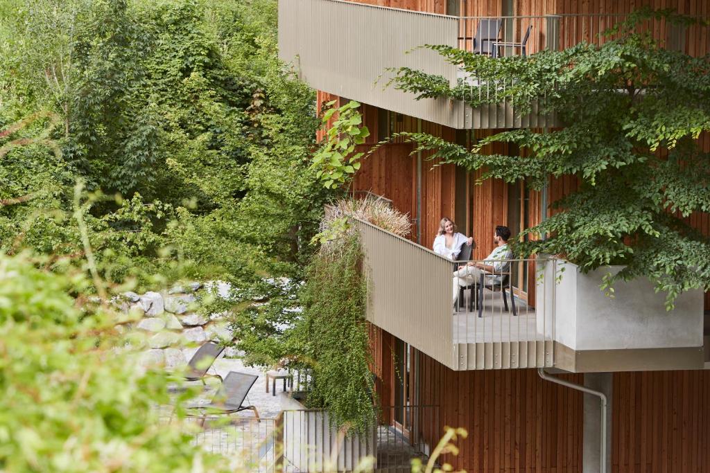 Balkón nebo terasa v ubytování Steigenberger Hotel & Spa Krems