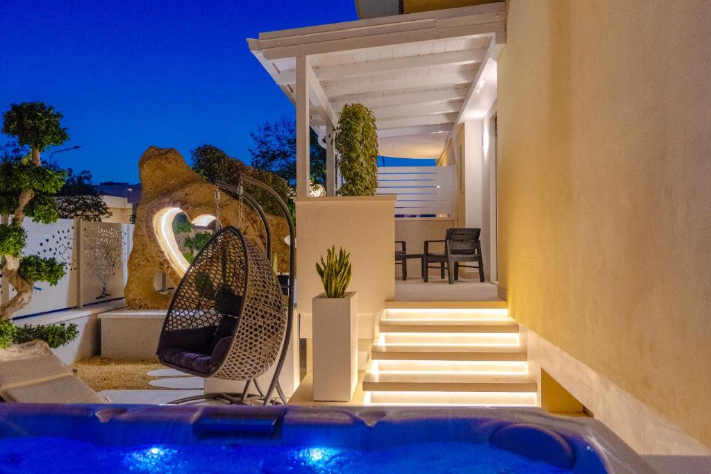 Bazén v ubytování Residence AleDen nebo v jeho okolí