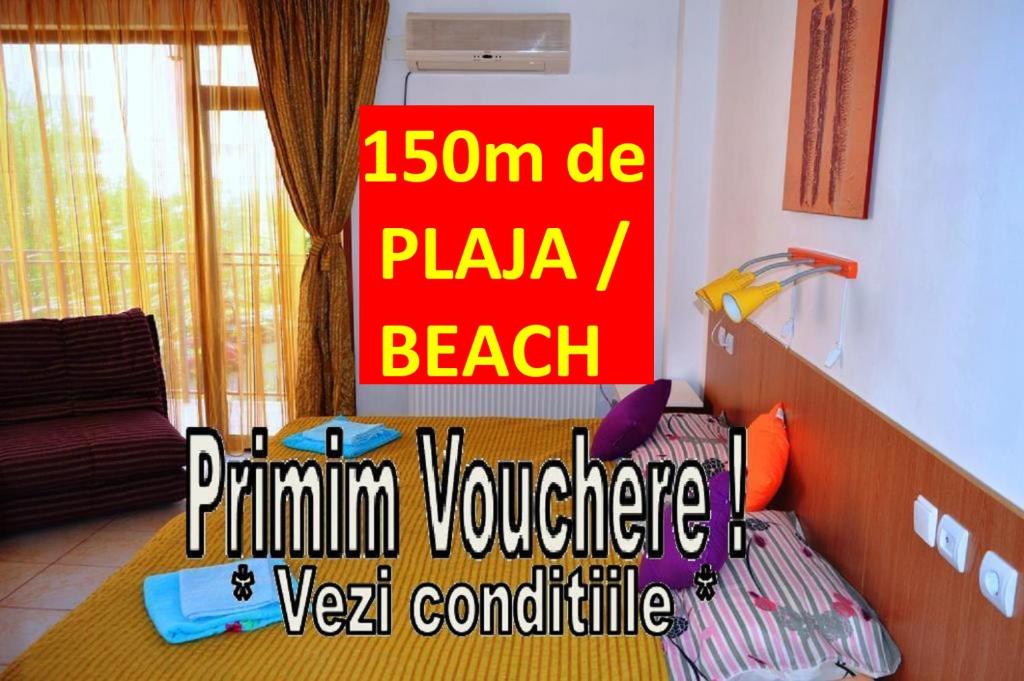 Garsoniere Victor Seaview Aer Conditionat primim Carduri Vacanta 150 m de plaja Reyna Beach