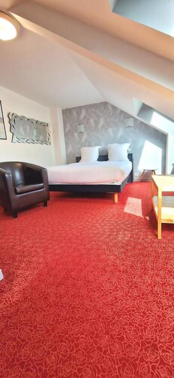 Posezení v ubytování Brit Hotel Essentiel Pontivy Robic