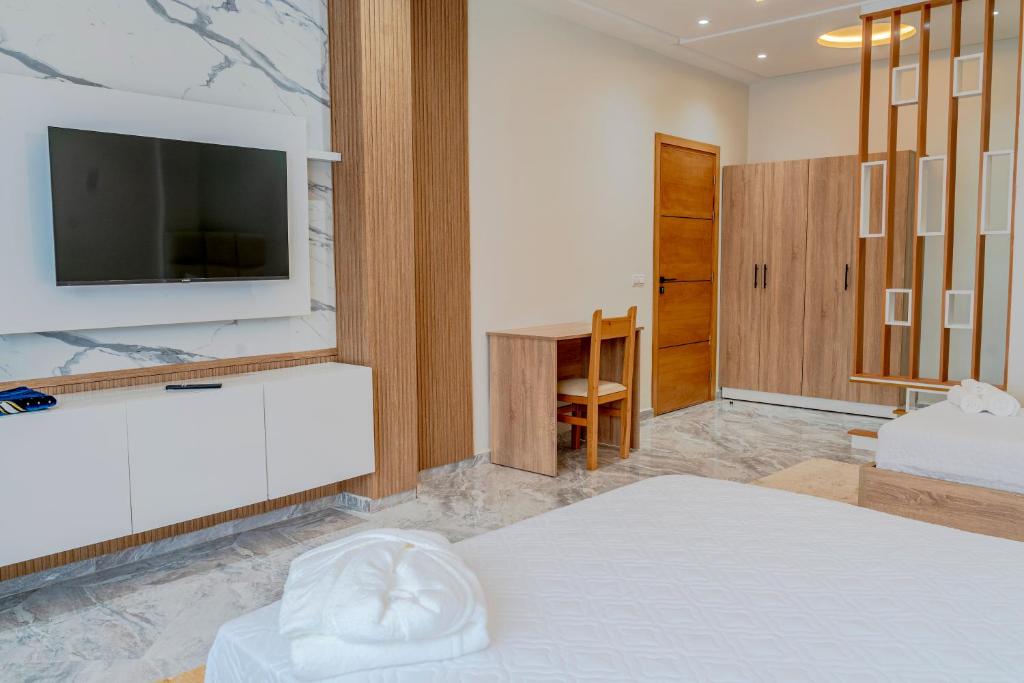 Postel nebo postele na pokoji v ubytování Blue Vista Hotel