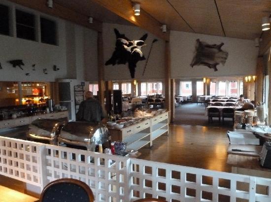 Posezení v ubytování Hotel Jokkmokk