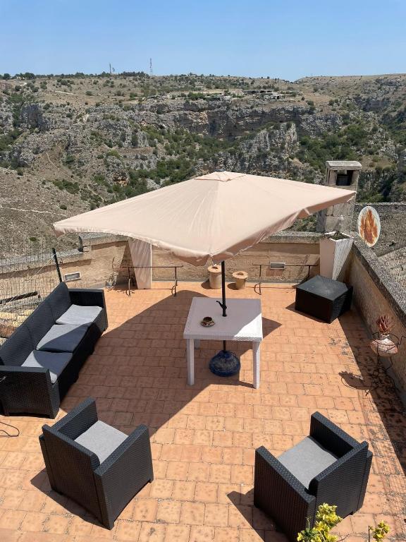 Posezení v ubytování Dimora La Gravina