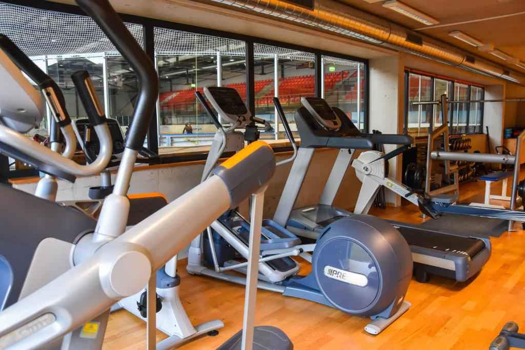 Spordikeskus ja/või sportimisvõimalused majutusasutuses Palladium de Champéry