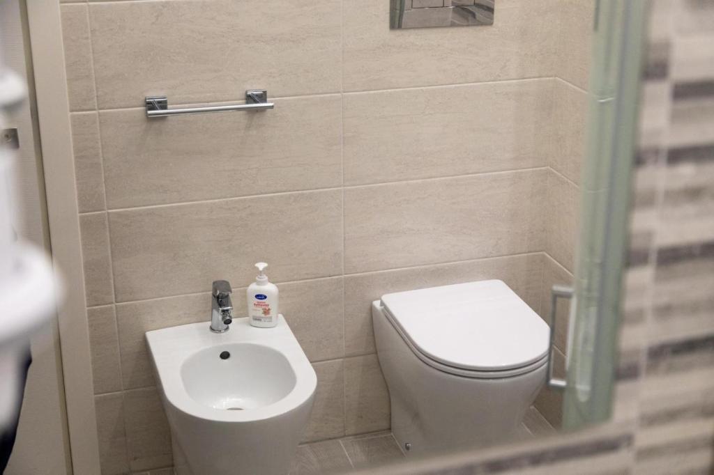 Koupelna v ubytování Pietre Azzurre Rooms