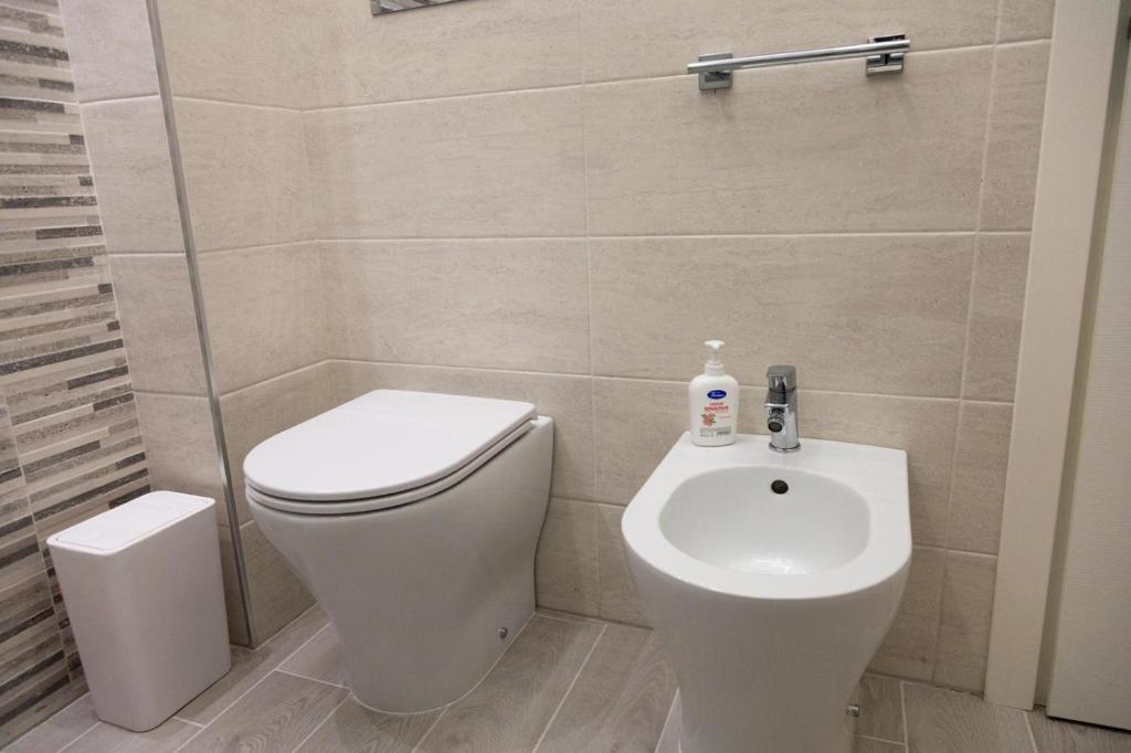 Koupelna v ubytování Pietre Azzurre Rooms