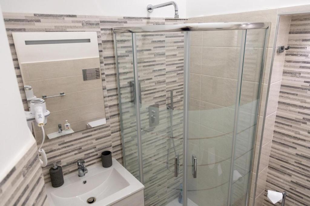 Koupelna v ubytování Pietre Azzurre Rooms