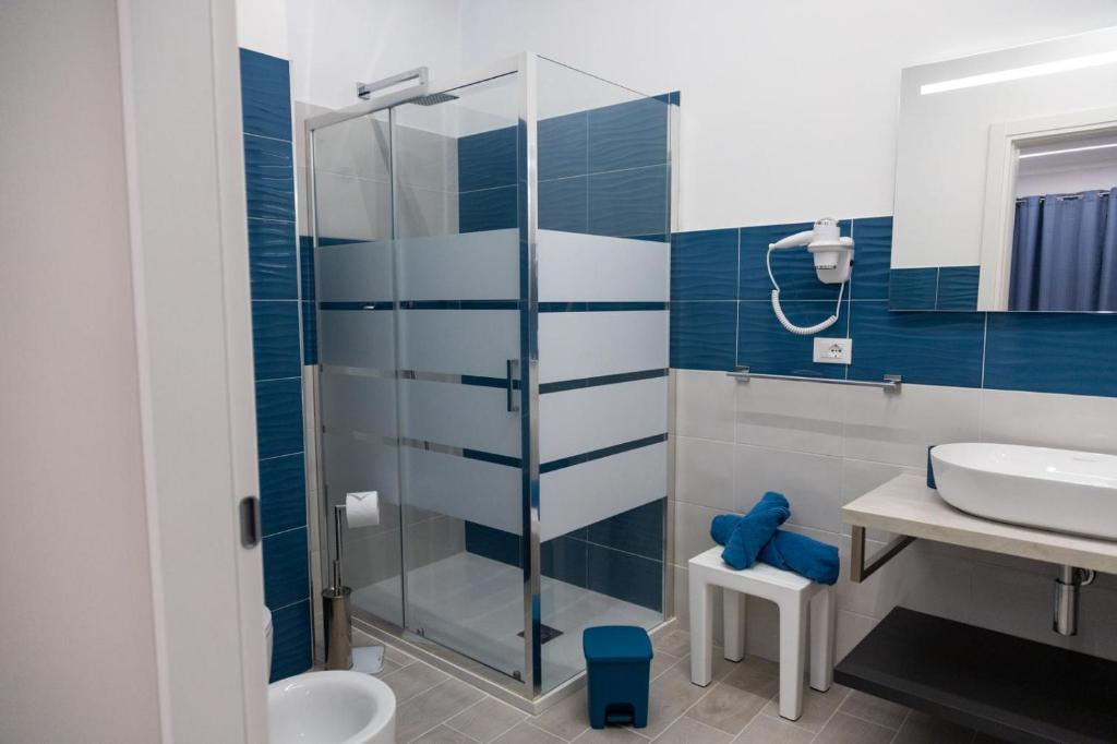 Koupelna v ubytování Pietre Azzurre Rooms