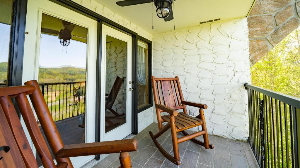 Μπαλκόνι ή βεράντα στο Mountain Views at Dolly's Castle Unit 5