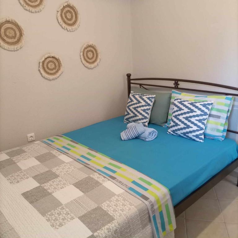 Postel nebo postele na pokoji v ubytování Fanis Apartments