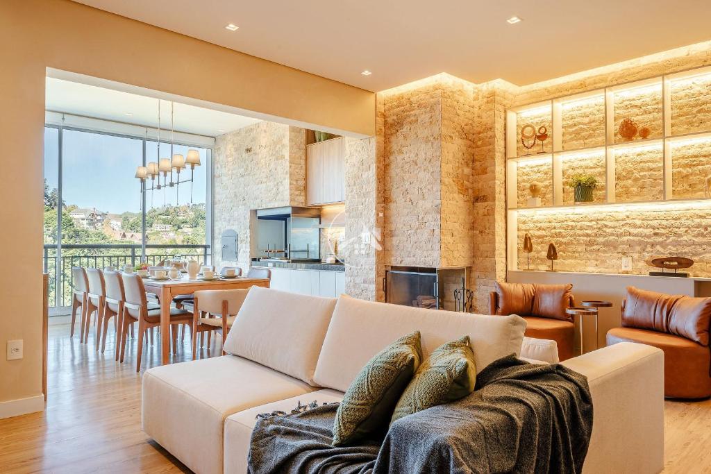 Refúgio nas Alturas: Cobertura de Luxo com 5 suítes e vista, Campos do ...