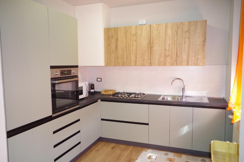 Dapur atau dapur kecil di La Casa di Gero in Valsassina