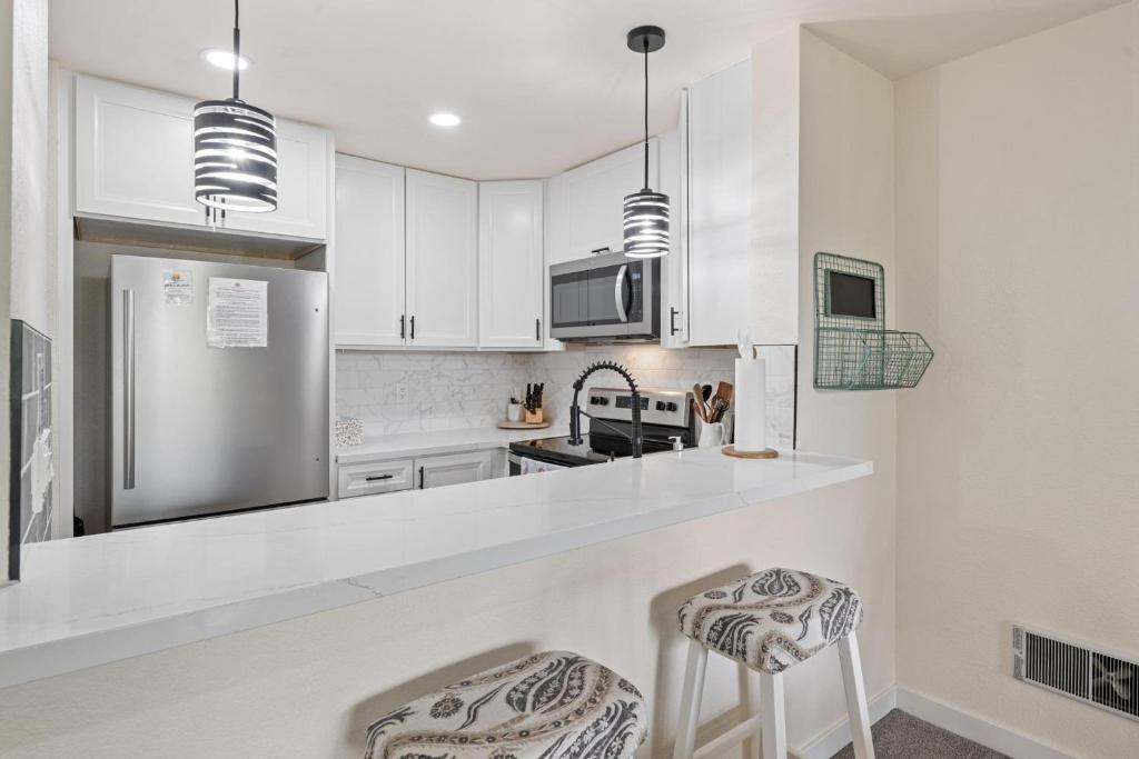 Køkken eller tekøkken på G6 - Answered Prayers Cottage