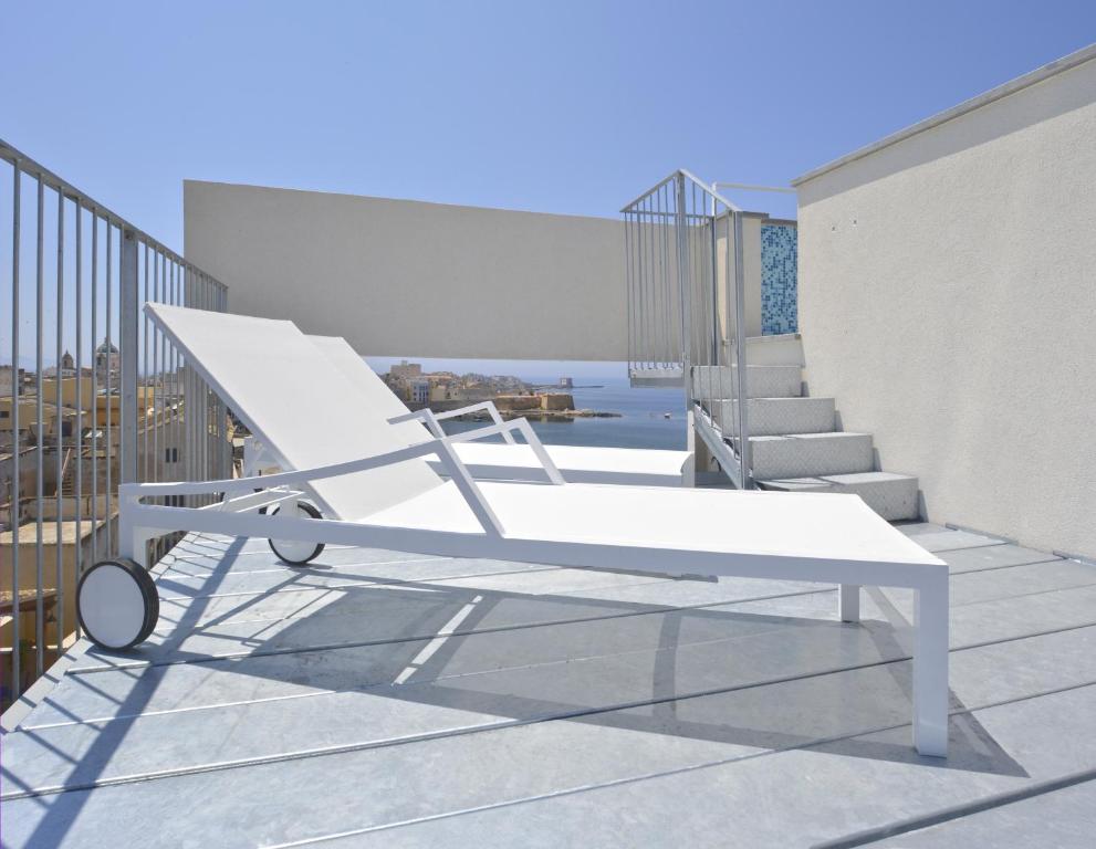 Balkon lub taras w obiekcie Gaura Apartments