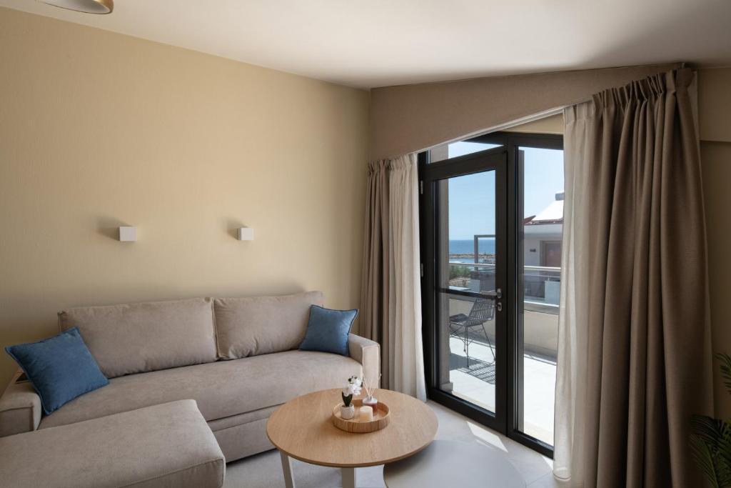 Posezení v ubytování Endless Blue Luxury Suites